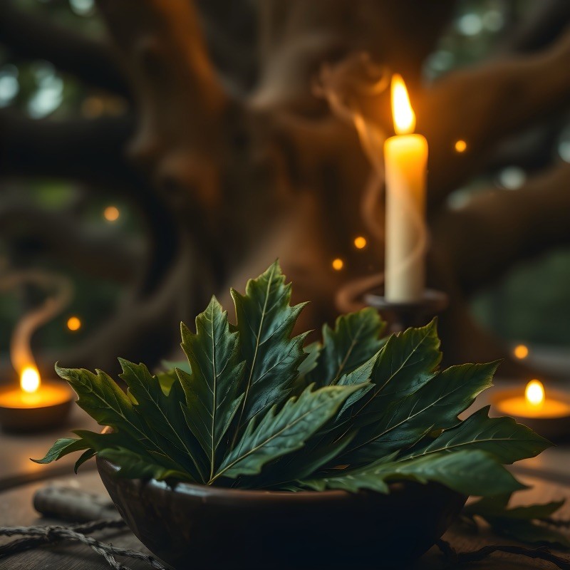 Schutzritual mit Eichenblättern – So stärkst du deine Energie und Verbindung zur Natur